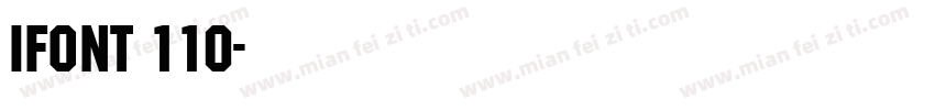 ifont 110字体转换